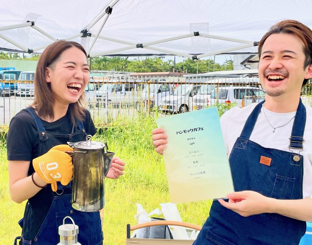 ハンモックカフェ店長とバイトリーダー